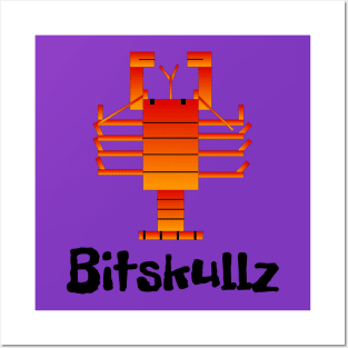 Bitskullz lobster Purple colors Posters and Art